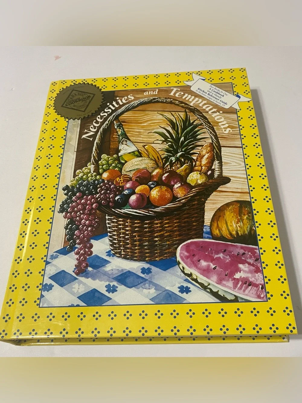 Necessities & Temptations Cookbook Austin TX Junior League 2004 HC Tabasco Award